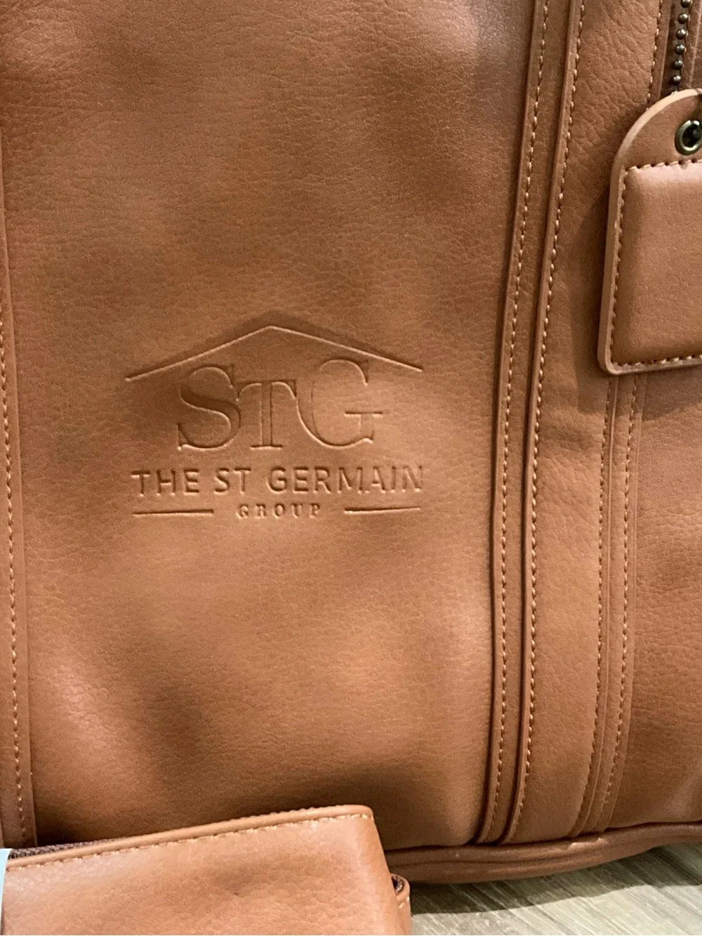 Kapston Natisino Briefcase with The ST German Group Embedded NEW w/o Tags!